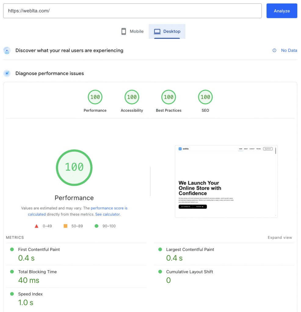 Infographic displaying Core Web Vitals metrics (LCP, FID, CLS) with benchmark targets and conversion impact statistics